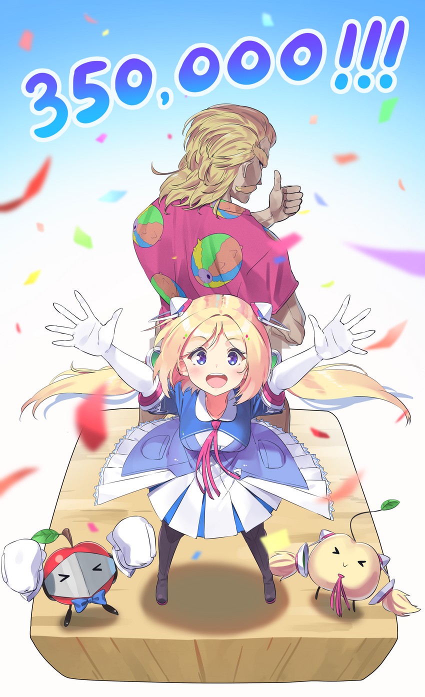 aki rosenthal, rosen-tai, and mukirose (hololive) drawn by twin_(tt_lsh)