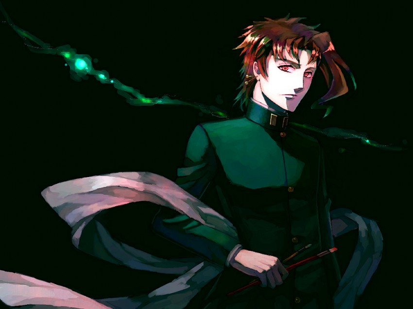kakyoin noriaki (jojo no kimyou na bouken and 1 more) drawn by kuchinashi87