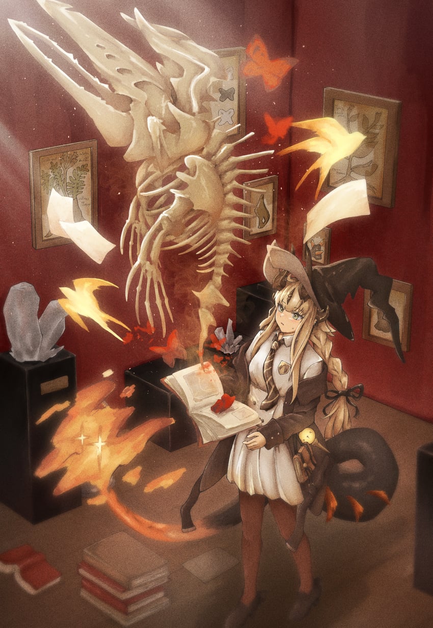 reed and reed the flame shadow (arknights) drawn by nyo_(fy_1)