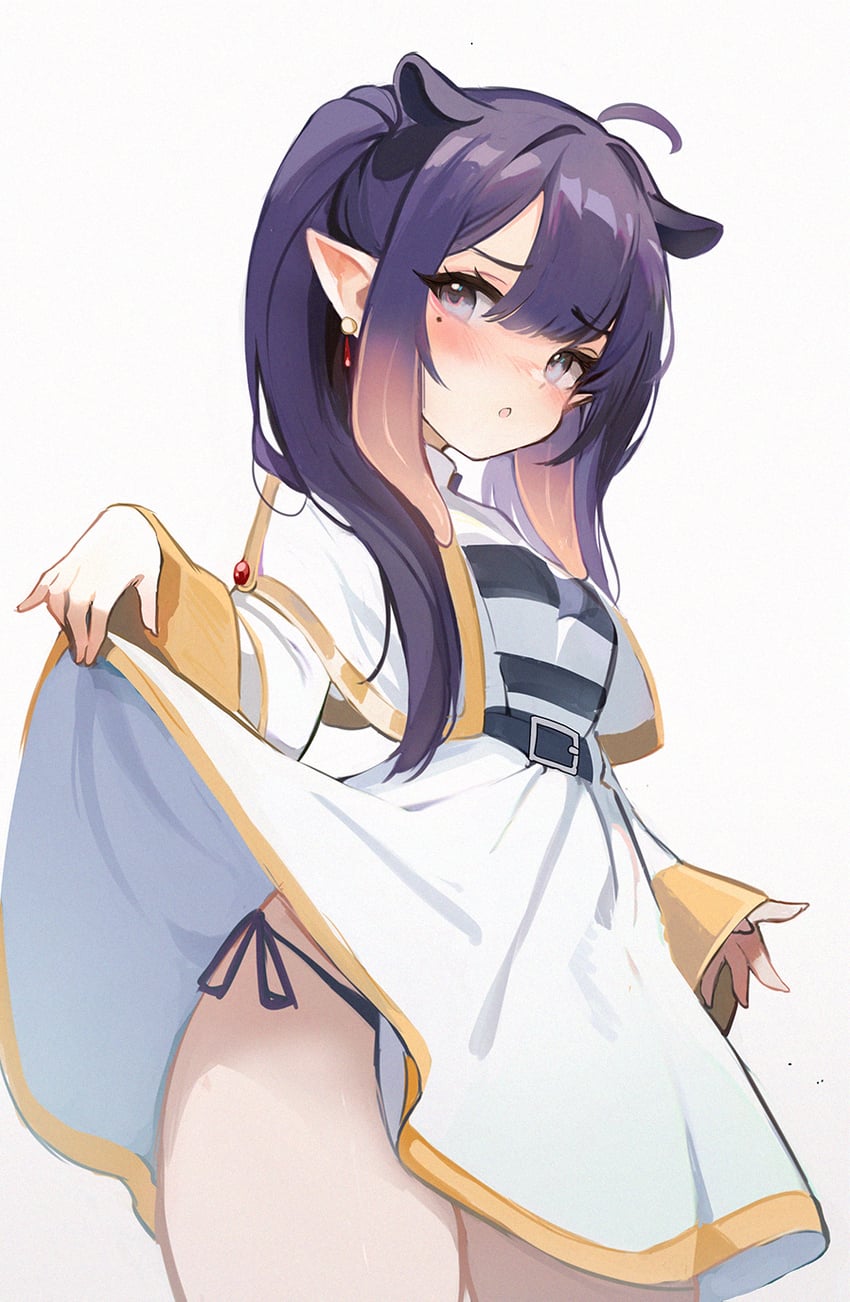 frieren and ninomae ina'nis (hololive and 2 more) drawn by koahri