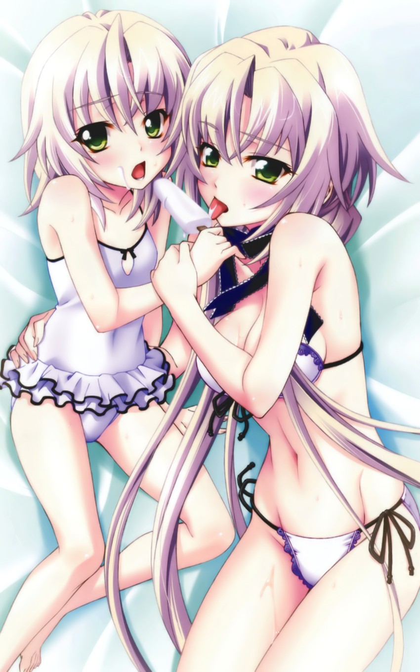kagamigawa chloe and kagamigawa noelle (memories off and 1 more) drawn by koshimizu_takayuki