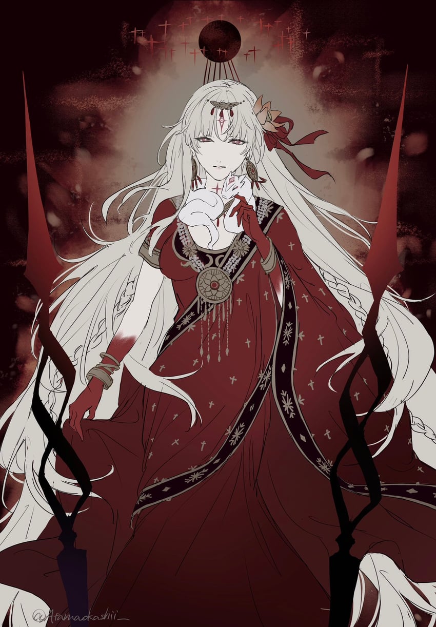 durga (fate and 1 more) drawn by ruki_atamaokasii