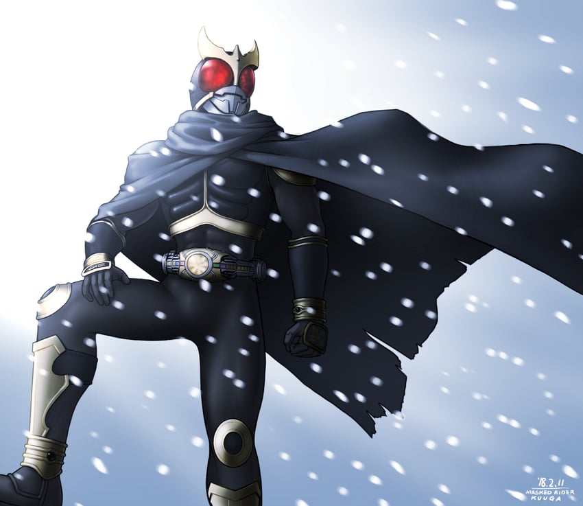 kamen rider kuuga (kamen rider and 1 more) drawn by taikyoku_tsurugi