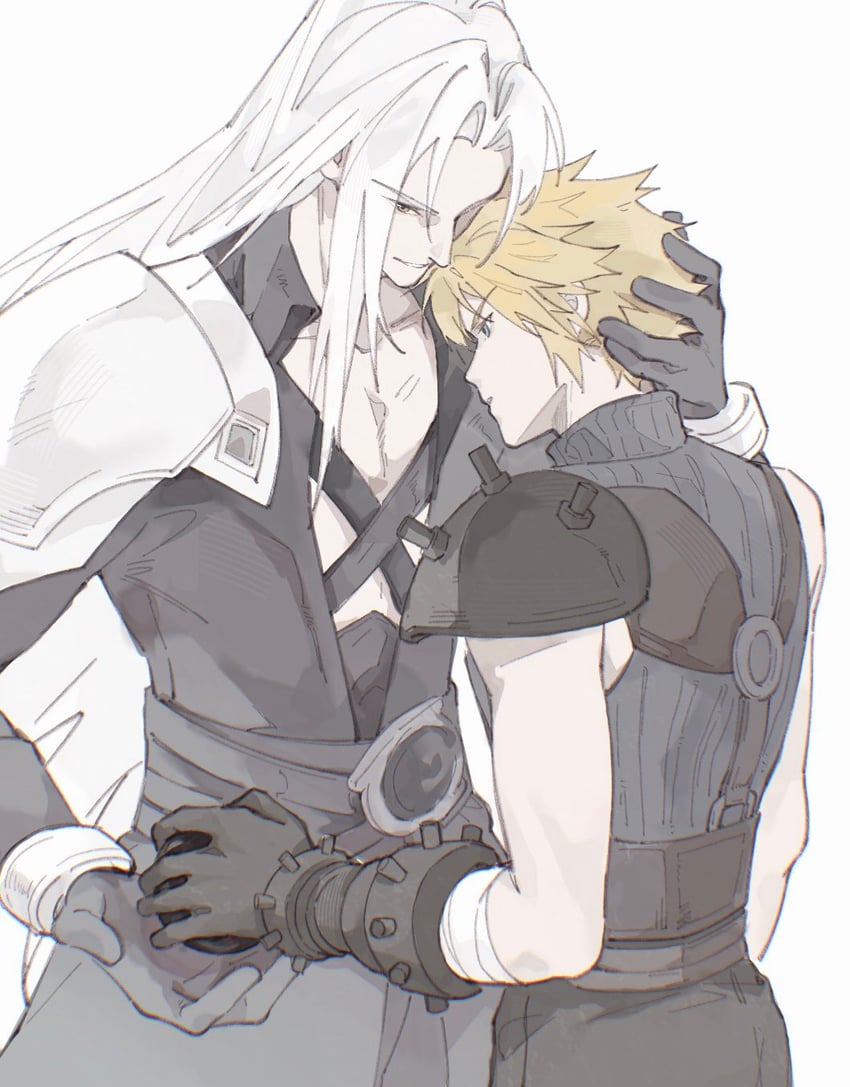 cloud strife and sephiroth (final fantasy and 3 more) drawn by mgt_85363