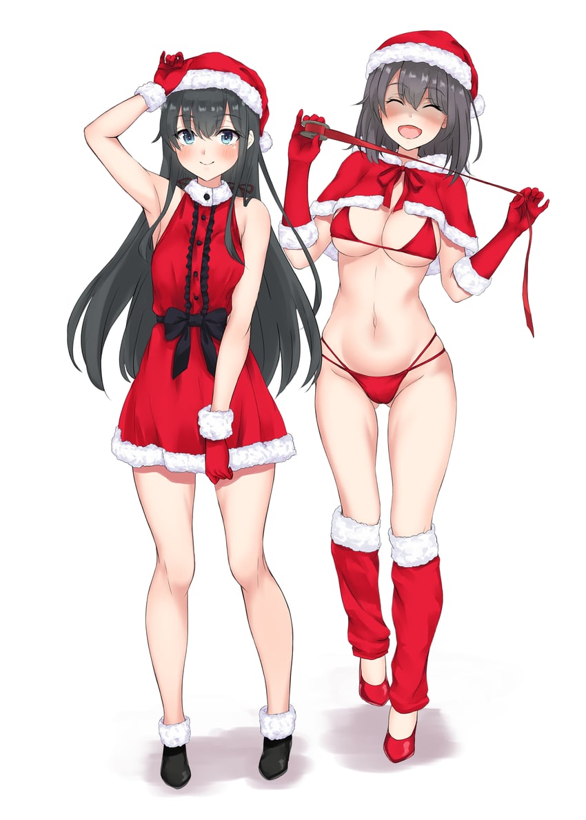 yukinoshita yukino and yukinoshita haruno (yahari ore no seishun lovecome wa machigatteiru.) drawn by meri-san