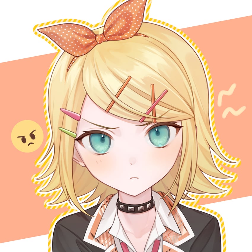 kagamine rin and leo/need rin (vocaloid and 1 more) drawn by vs0mr