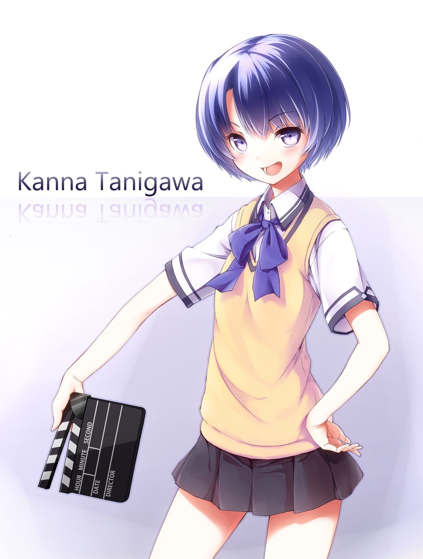 tanigawa kanna (ano natsu de matteru) drawn by takano_suzu