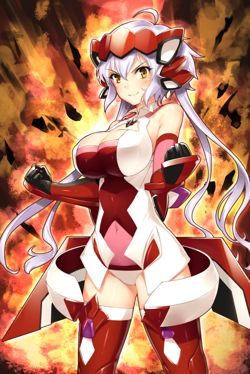 yukine chris (senki zesshou symphogear) drawn by pyz_(cath_x_tech)