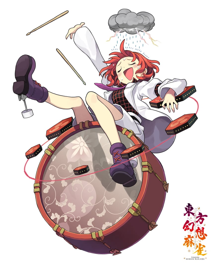 horikawa raiko (touhou and 1 more) drawn by morino_hon