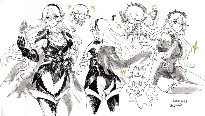 female corrin (fire emblem and 2 more) drawn by nearlydusk