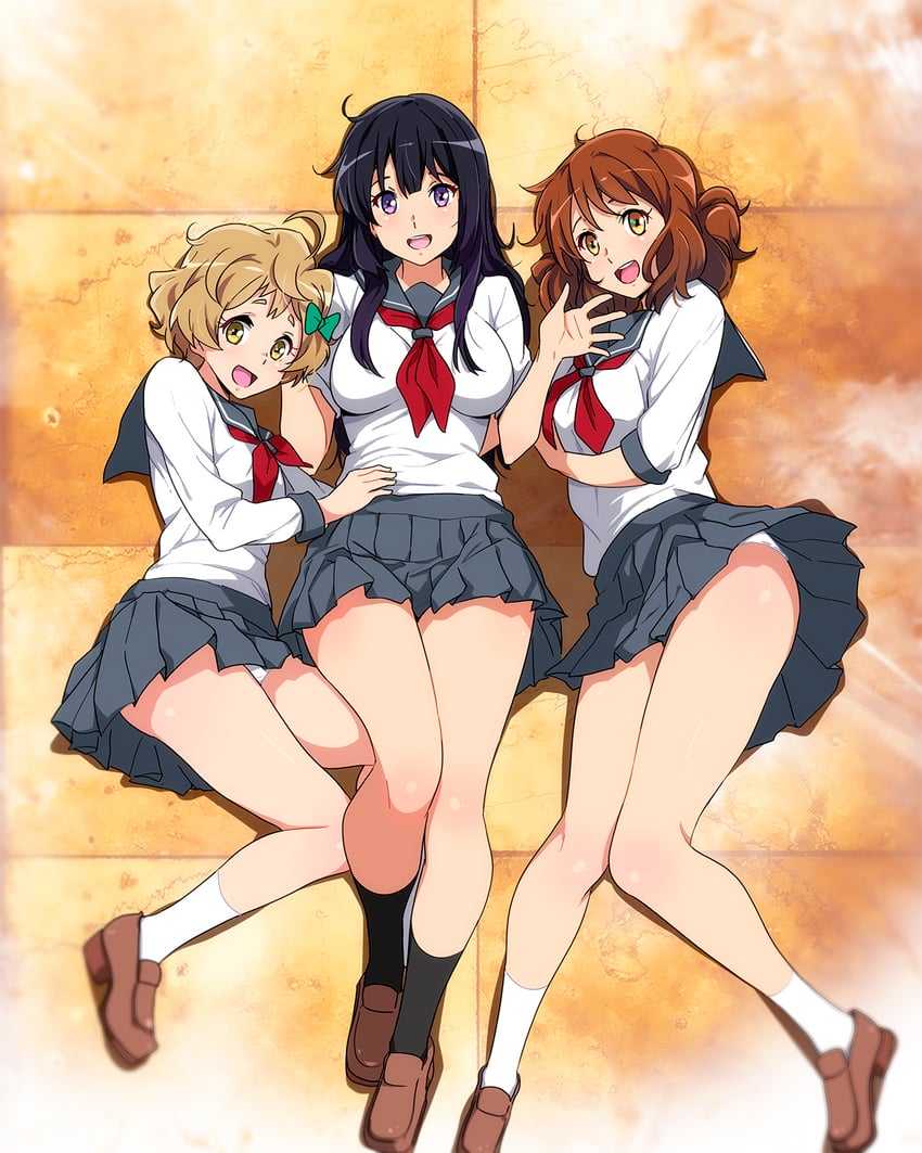 oumae kumiko, kousaka reina, and kawashima sapphire (hibike! euphonium) drawn by sbel02