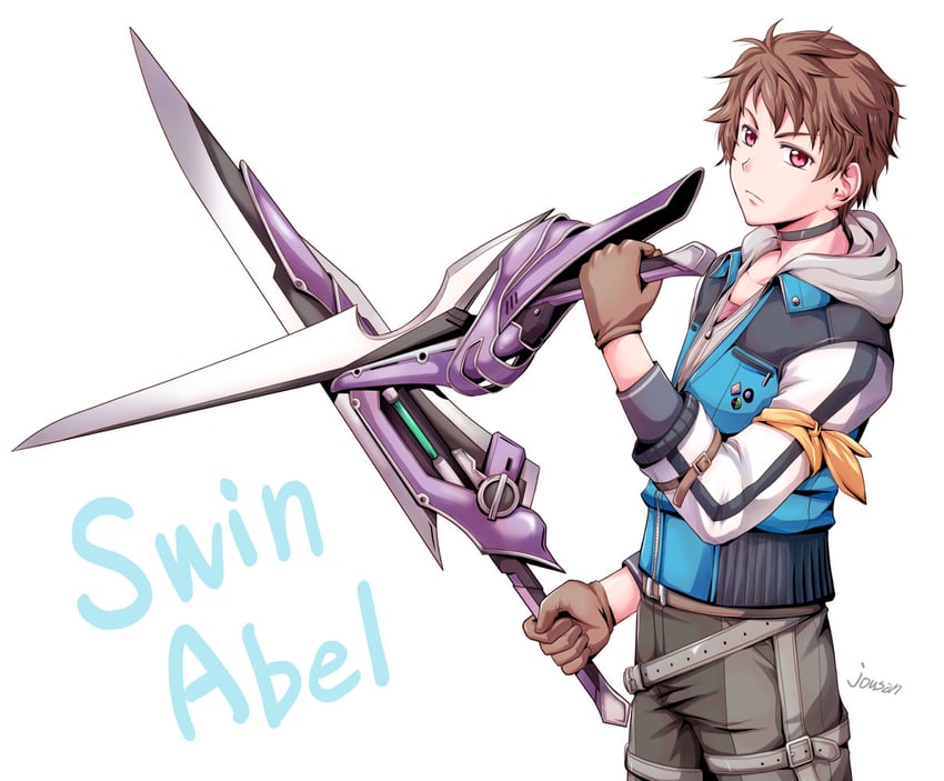 swin abel (eiyuu densetsu and 2 more) drawn by xiacheng_tatsuya