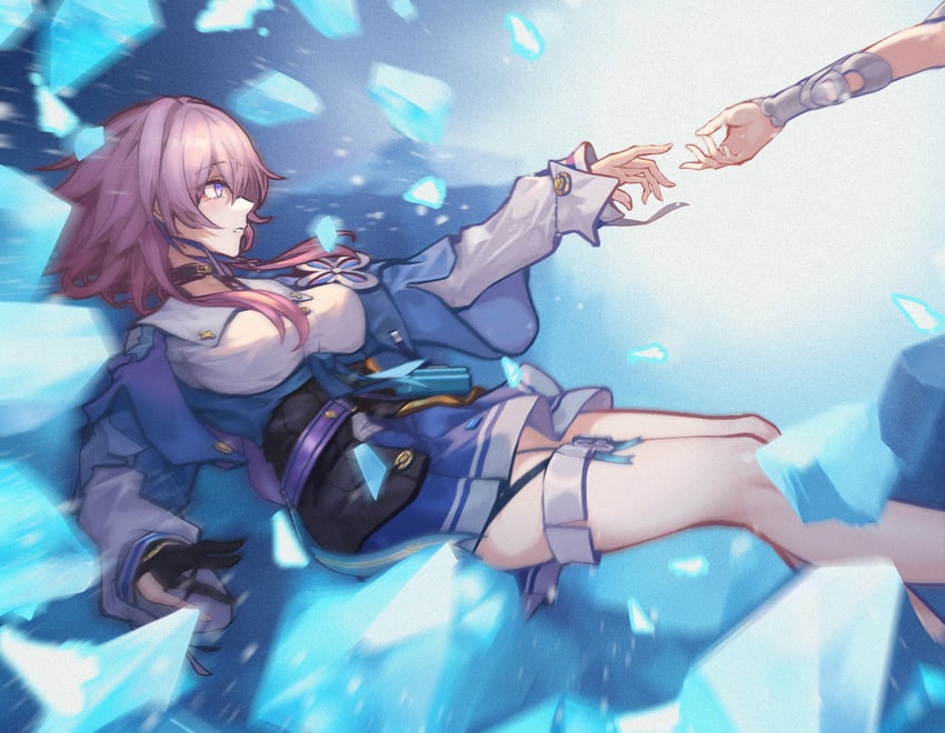 march 7th and fu xuan (honkai and 2 more) drawn by zhan-guo_zang-ge