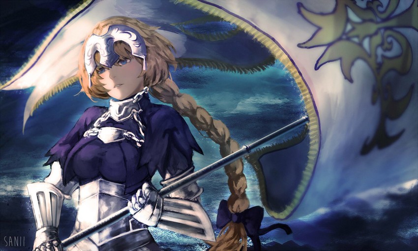 jeanne d'arc (fate and 2 more) drawn by sanii_oaisep