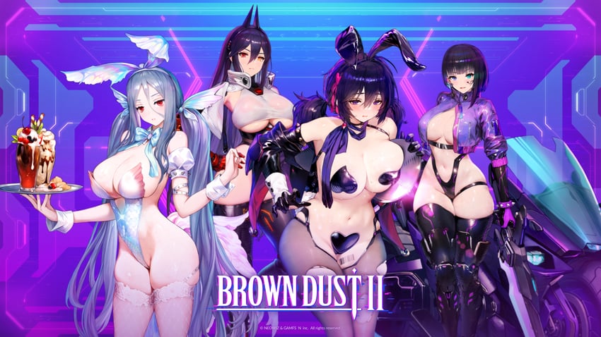 loen, morpeah, levia, and luvencia (brown dust and 1 more)