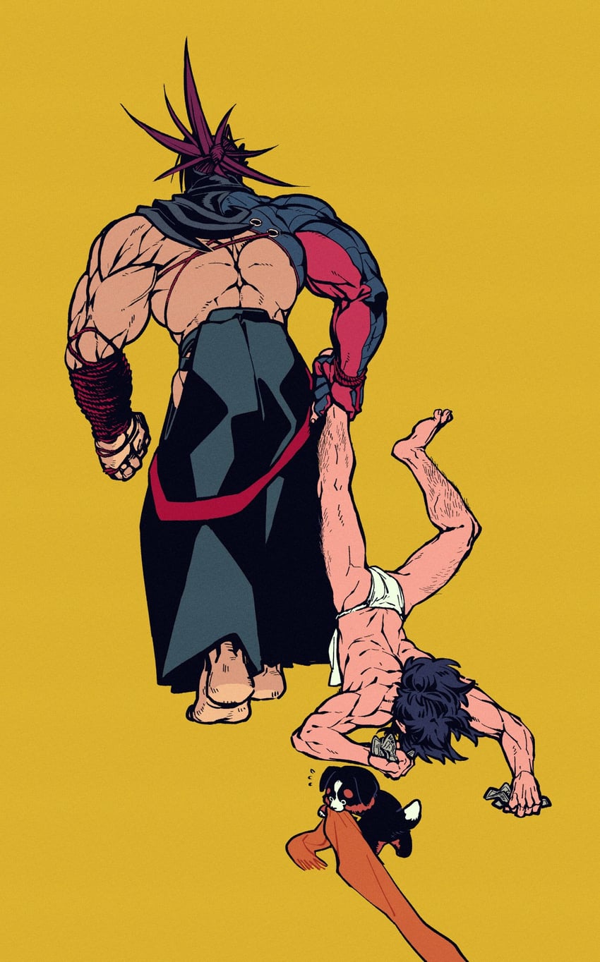 okada izou, tanaka shinbei, and sousuke (fate and 1 more) drawn by men_cho