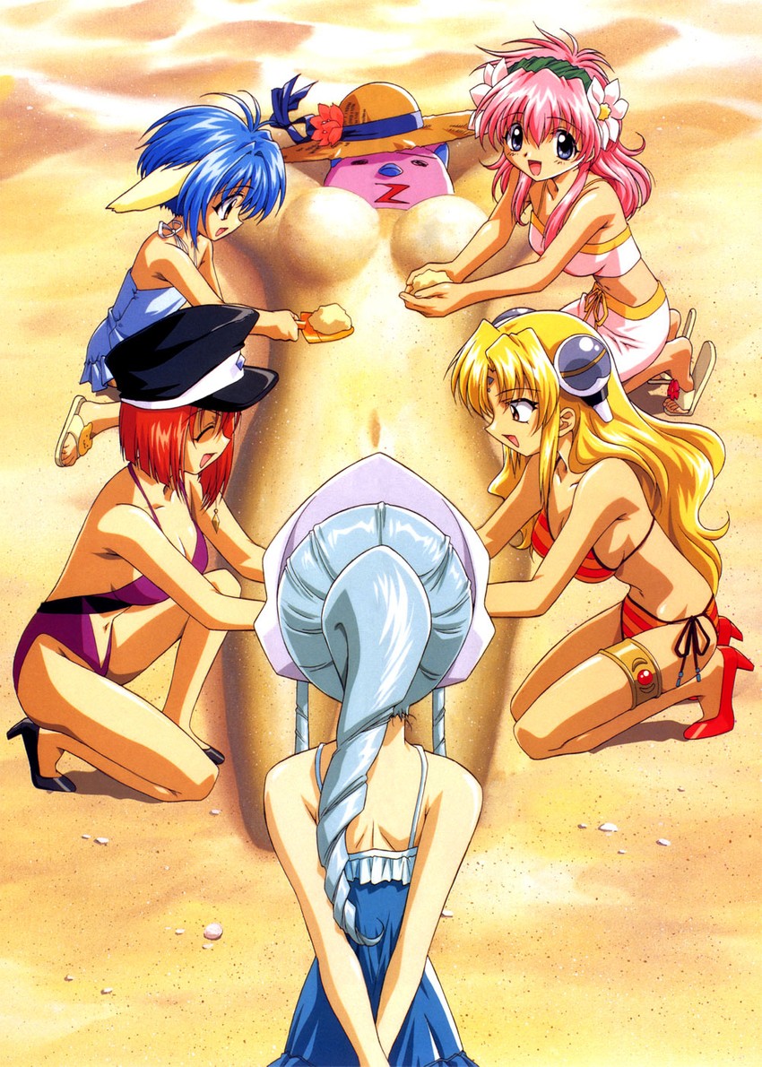 milfeulle sakuraba, mint blancmanche, ranpha franboise, forte stollen, vanilla h, and 1 more (galaxy angel)