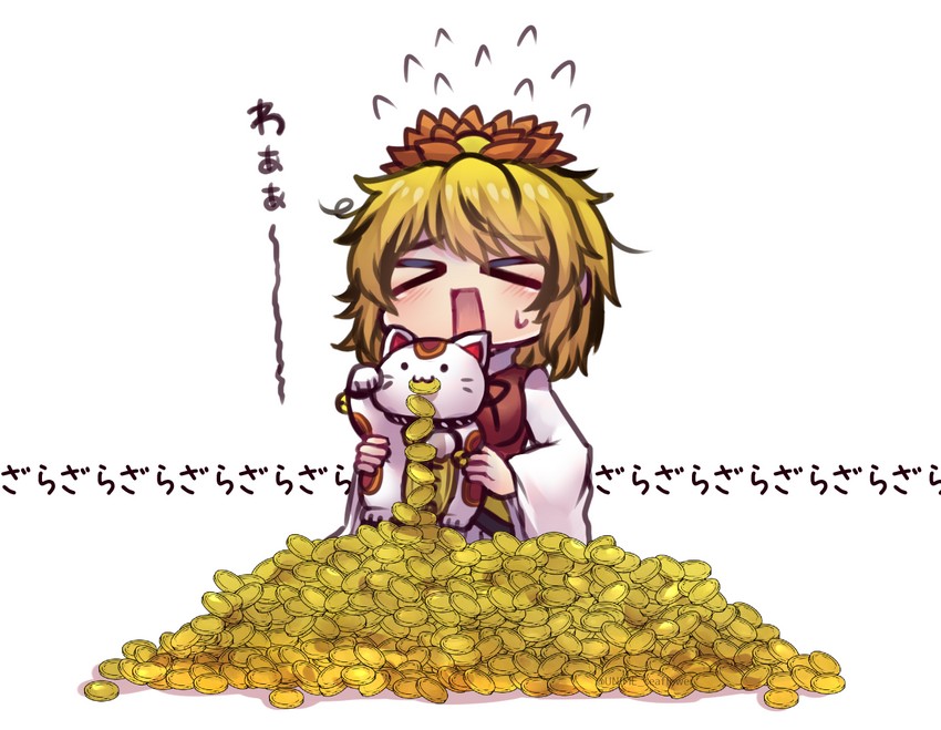 toramaru shou and goutokuji mike (touhou) drawn by unime_seaflower