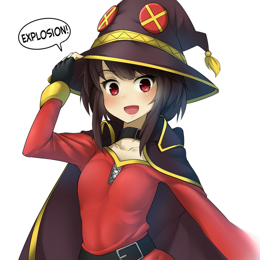 megumin (kono subarashii sekai ni shukufuku wo!) drawn by sinensian