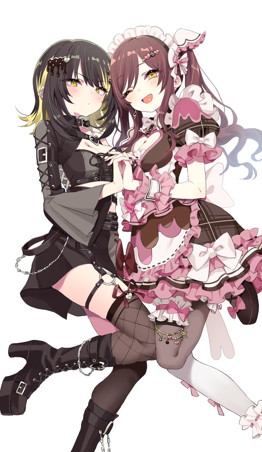 osaki amana and ikaruga luca (idolmaster and 2 more) drawn by kunikune
