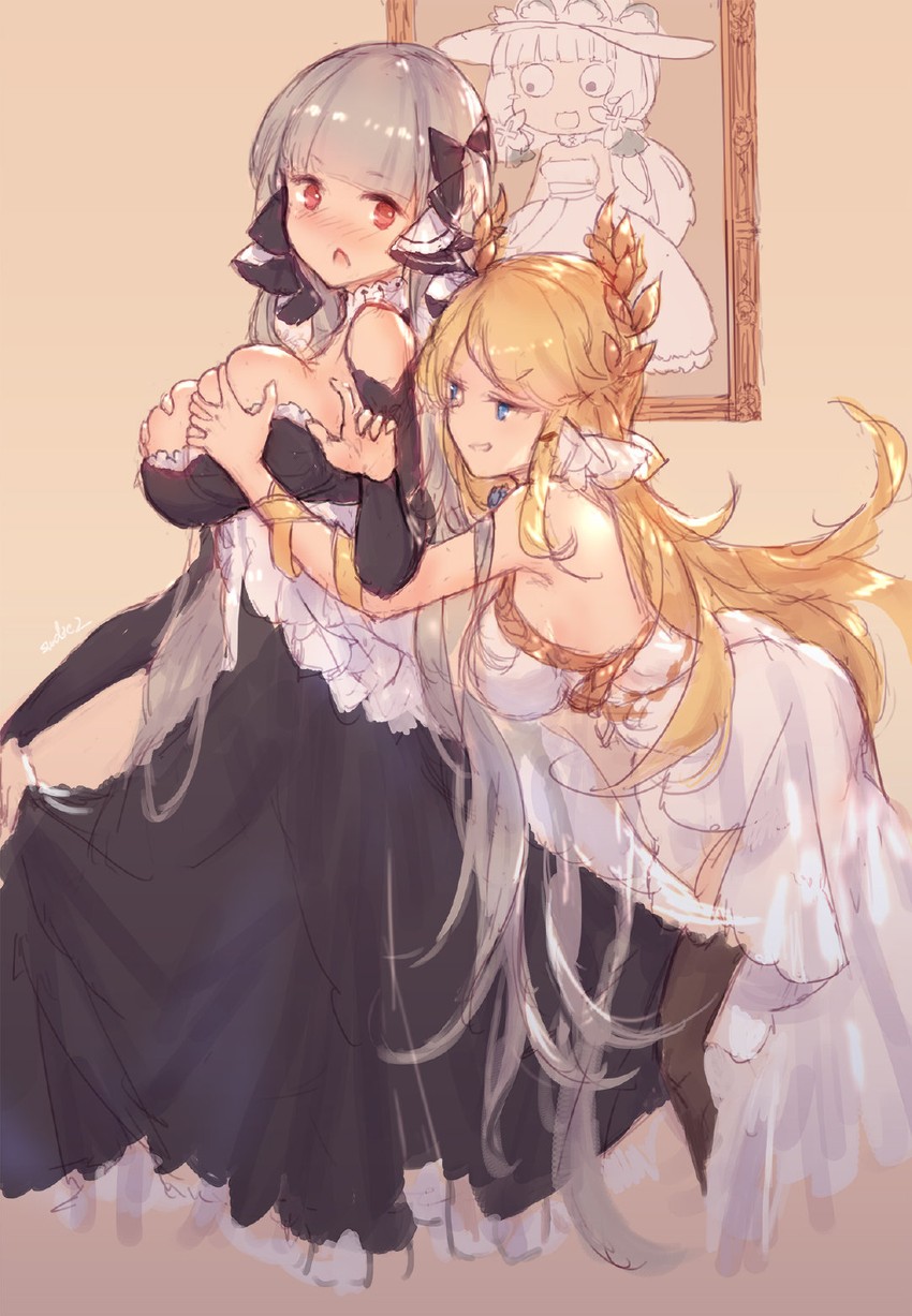 formidable, illustrious, and victorious (azur lane) drawn by swd3e2