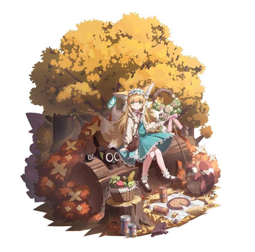 suzuran, luo xiaohei, and heixiu (arknights and 1 more) drawn by heanna