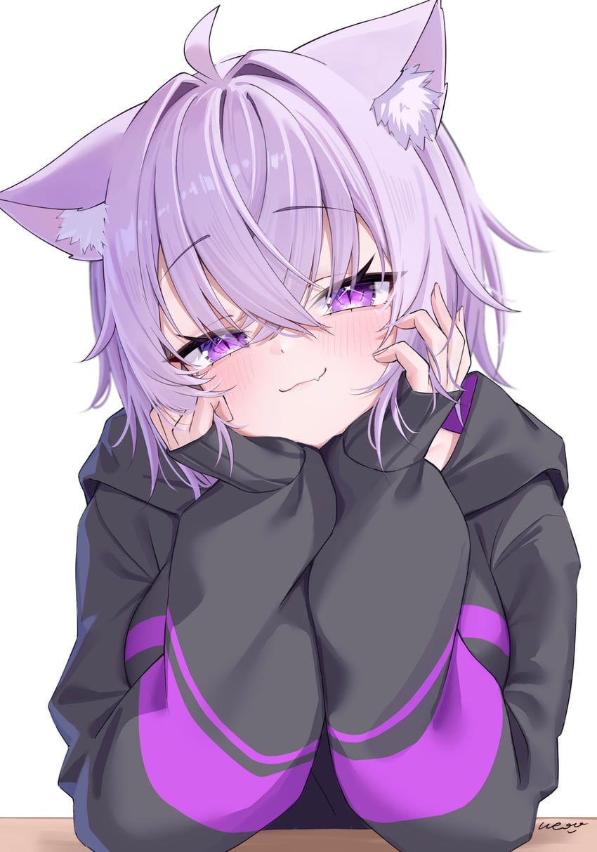 nekomata okayu (hololive) drawn by ai_(u_e_o_o)