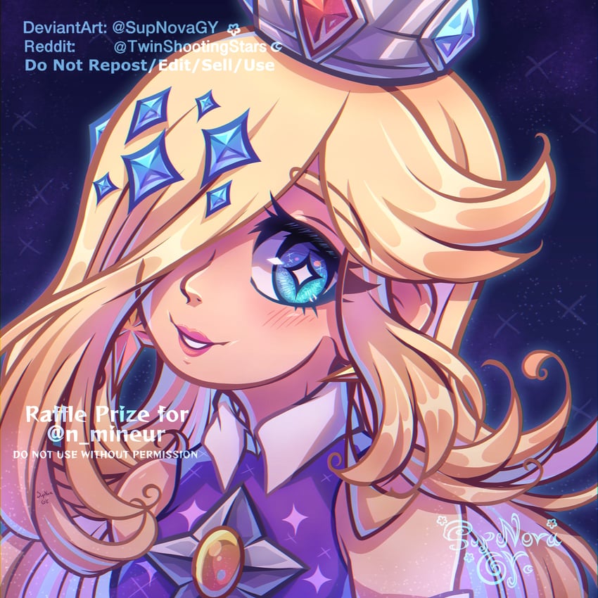 rosalina (mario and 2 more) drawn by rosie_(supnovagy)