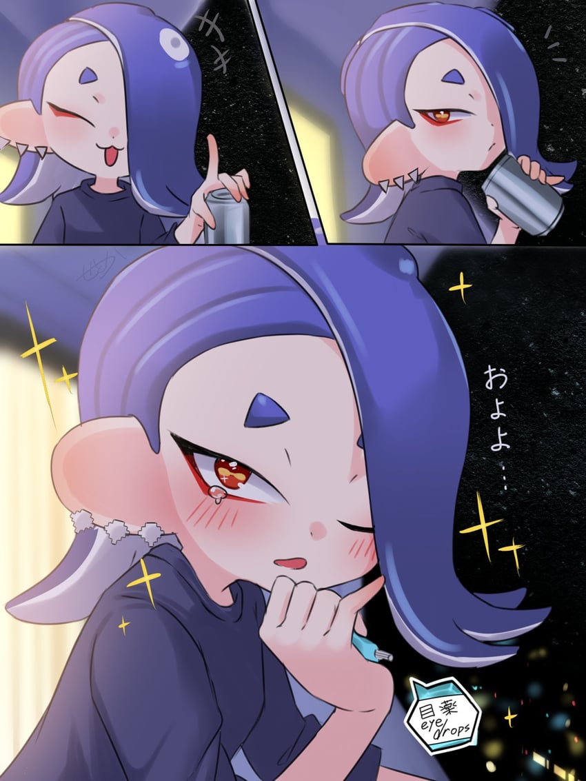shiver (splatoon and 1 more) drawn by amakusa_setoka