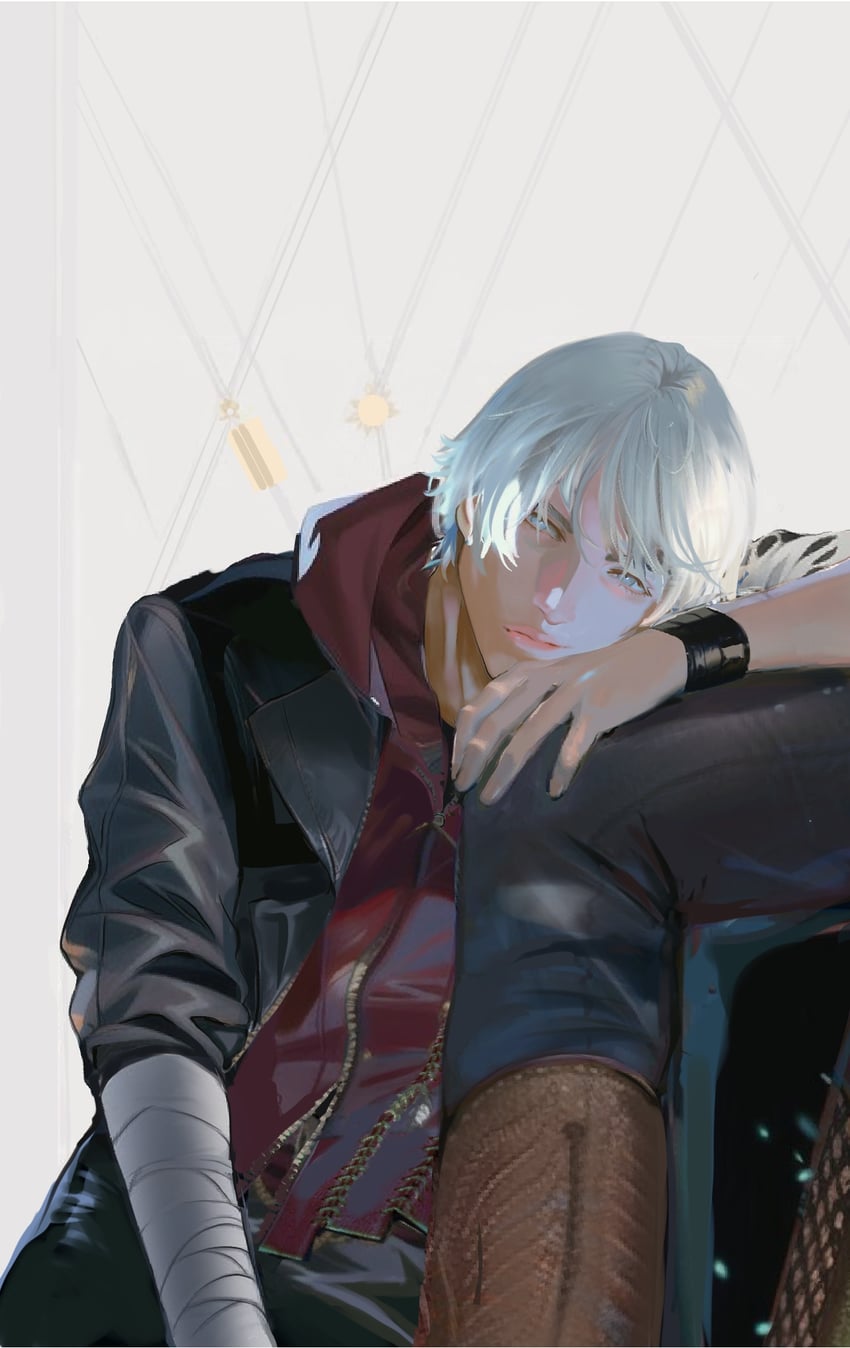 nero (devil may cry and 1 more) drawn by chaloobie