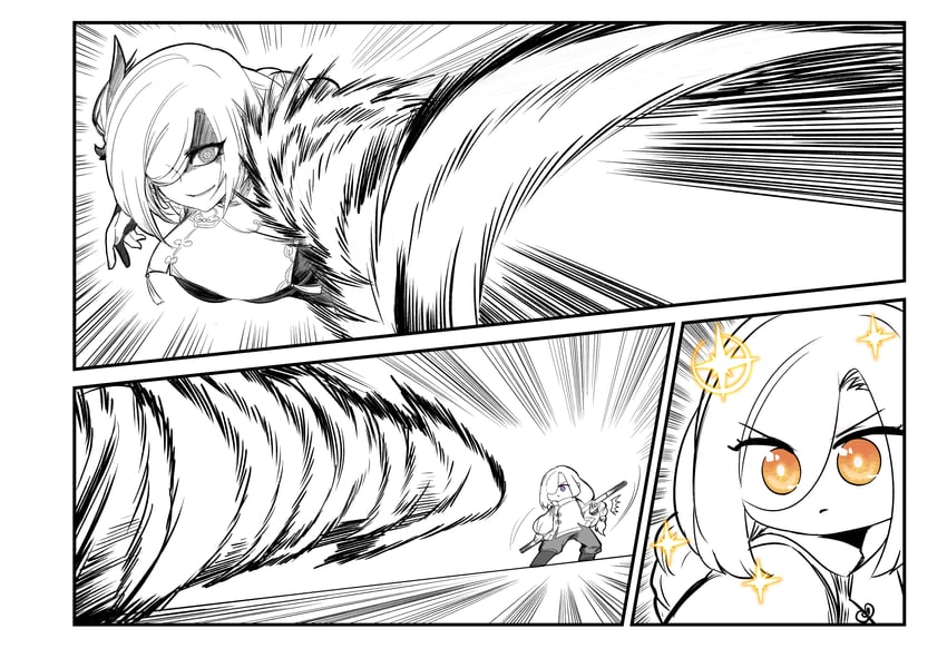 shenhe (genshin impact) drawn by aepuru_arts