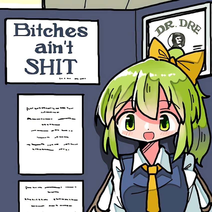 daiyousei and dr. dre (touhou and 1 more) drawn by kasuya_baian
