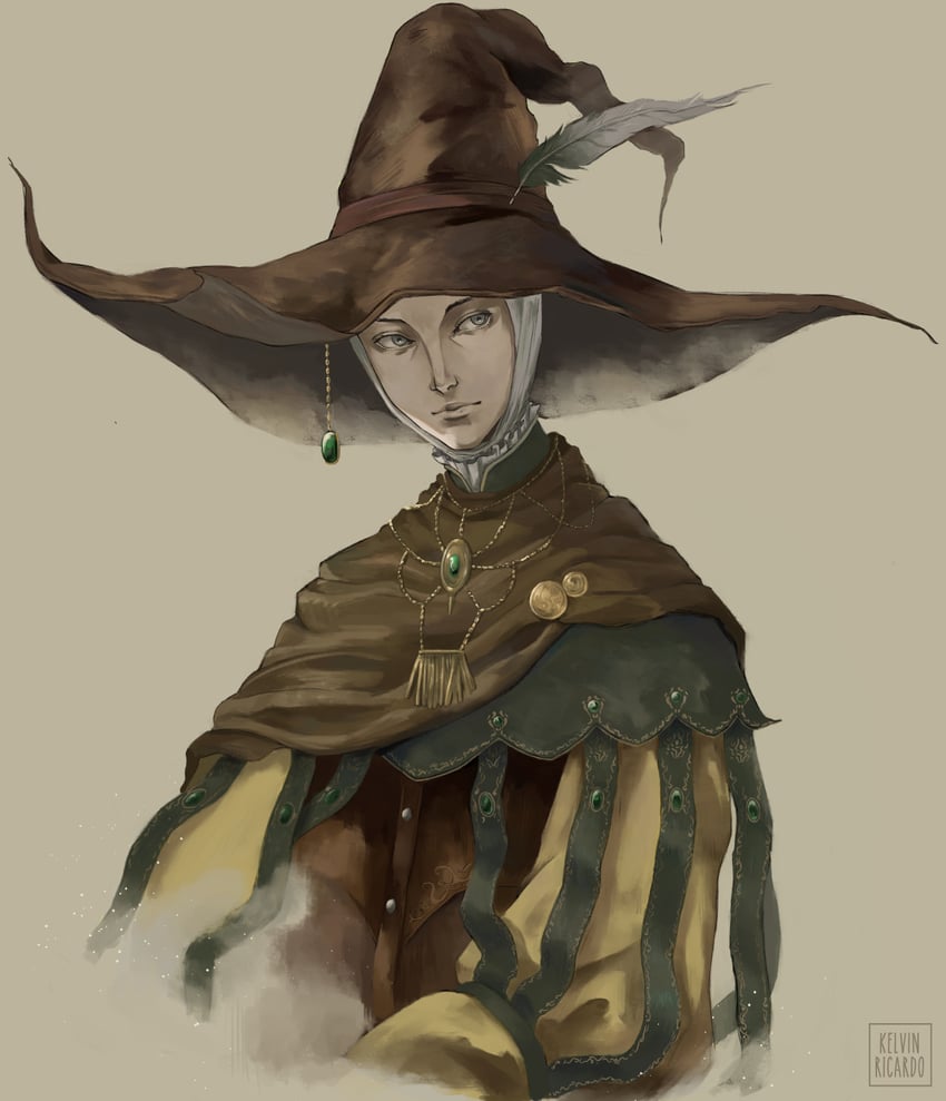 sorcerer rogier (elden ring) drawn by kelvin_ricardo