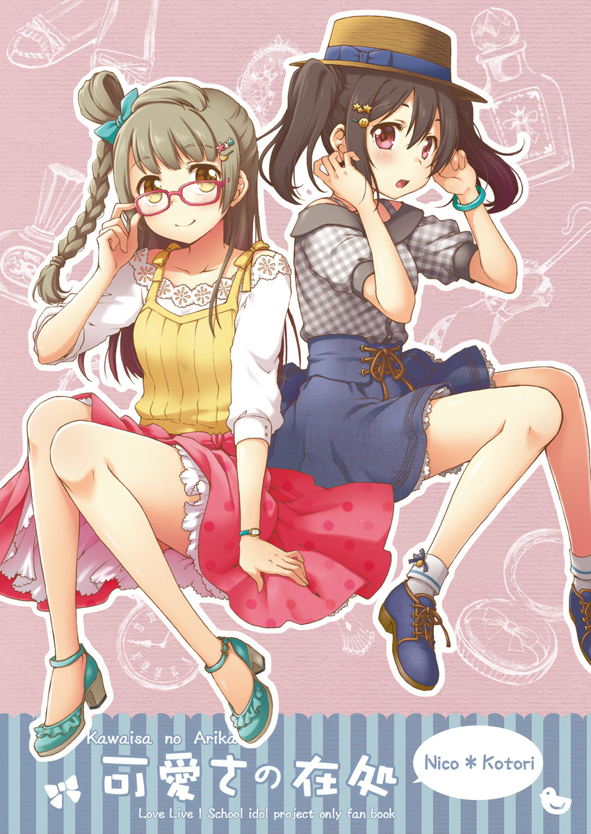 yazawa nico and minami kotori (love live! and 1 more) drawn by ayami_chiha