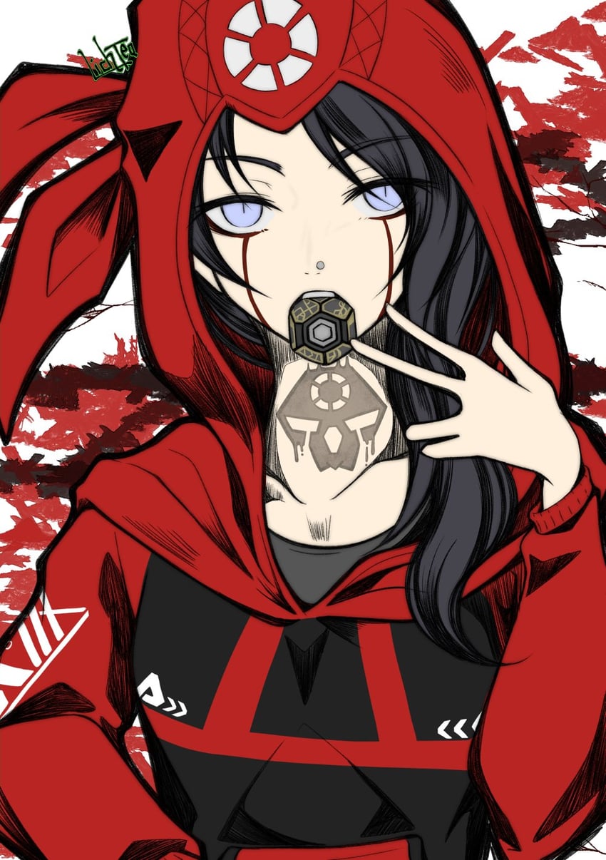 wraith, revenant, and classic revenant (apex legends) drawn by lich_cha