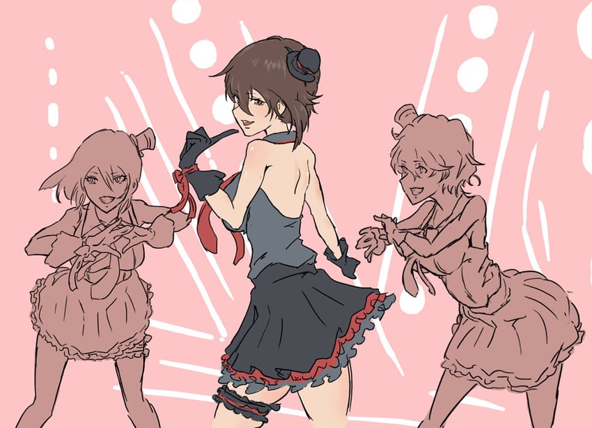 nishizumi maho, itsumi erika, and akaboshi koume (girls und panzer and 1 more) drawn by run_the_9tails