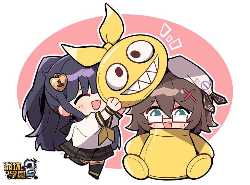 homu, ling yi, and houkai girl (honkai and 1 more)