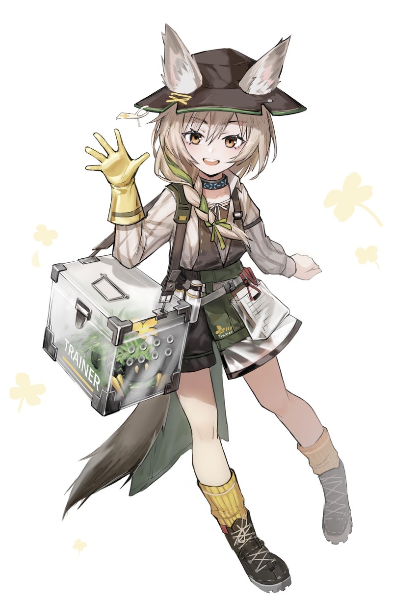 beanstalk, domesticated metal crab, and peacake (arknights) drawn by bilibilida