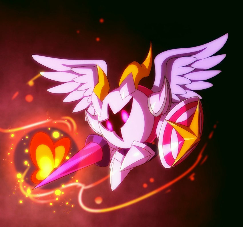 morpho knight and galacta knight (kirby and 1 more) drawn by gurifon