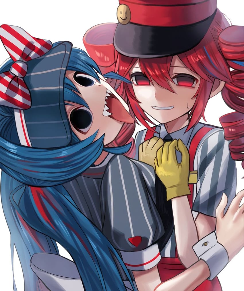 hatsune miku and kasane teto (vocaloid and 2 more) drawn by zero_(sleepy_meltan)