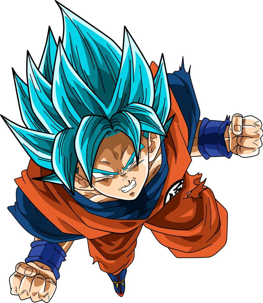 son goku (dragon ball and 1 more) drawn by supergoku37