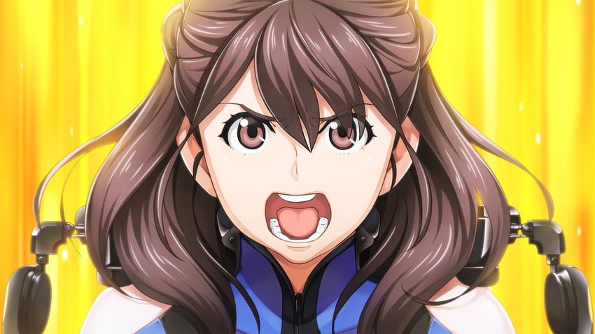 senomiya akiho (science adventure and 2 more) drawn by fukuda_tomonori