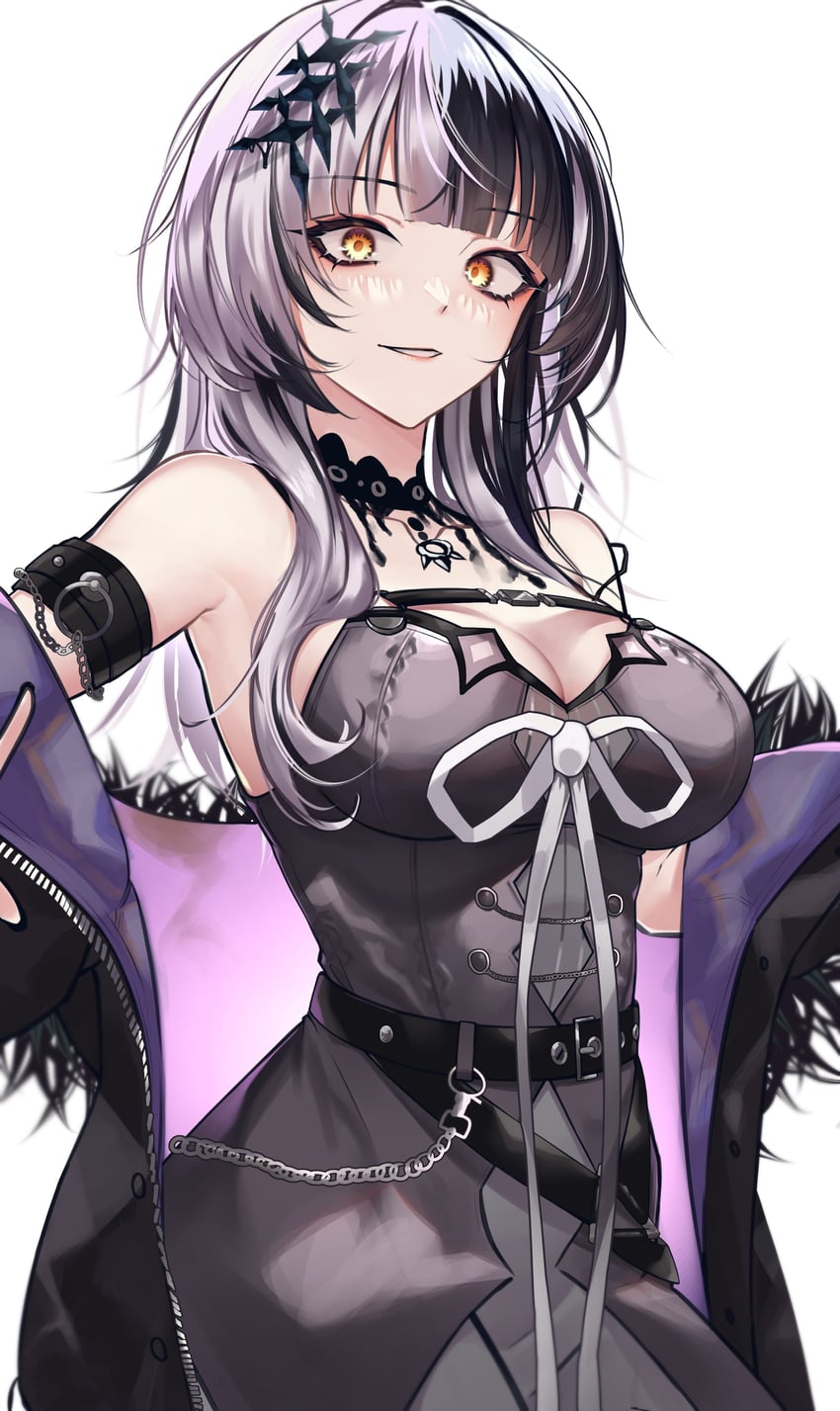 shiori novella (hololive and 1 more) drawn by jellen_aura