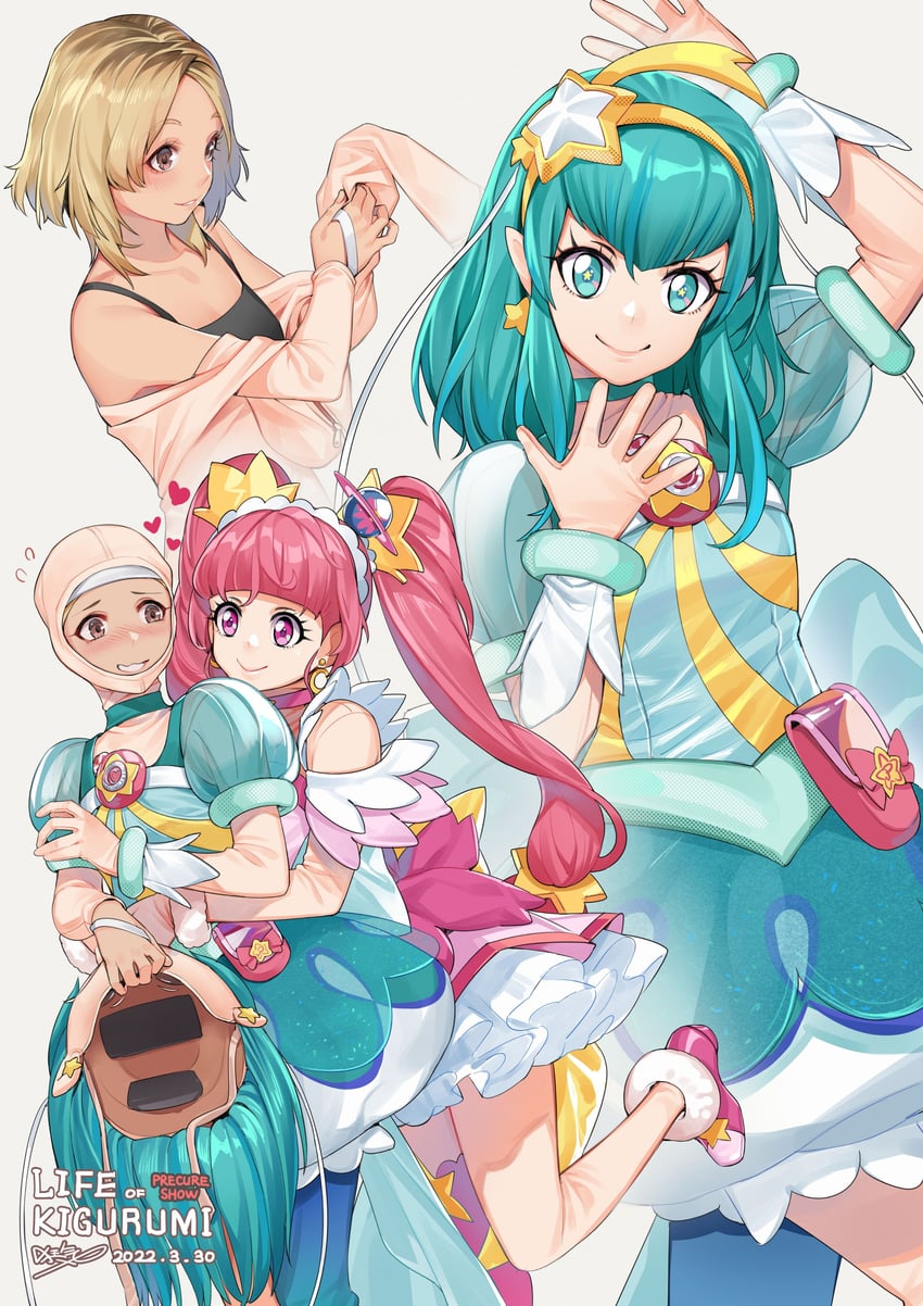 cure milky and cure star (precure and 1 more) drawn by trevor25527766