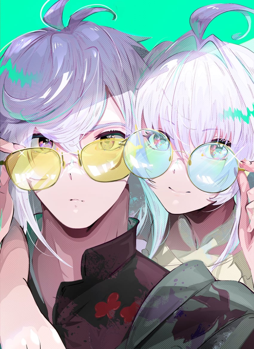 lady avalon and merlin (fate and 1 more) drawn by iris_(tb33064667)