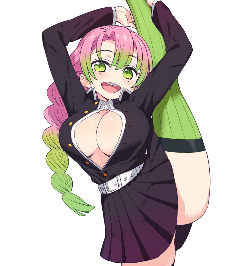 kanroji mitsuri (kimetsu no yaiba) drawn by chan_co