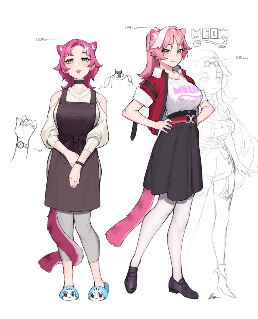 raora panthera, chattino, sorellina panthera, and mamma panthera (hololive and 1 more) drawn by dasdokter