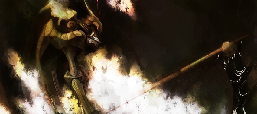 dis astranagant (super robot wars and 2 more) drawn by dain