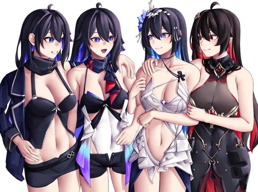 seele vollerei, seele, and nakahara mai (honkai and 3 more) drawn by pyeong_il