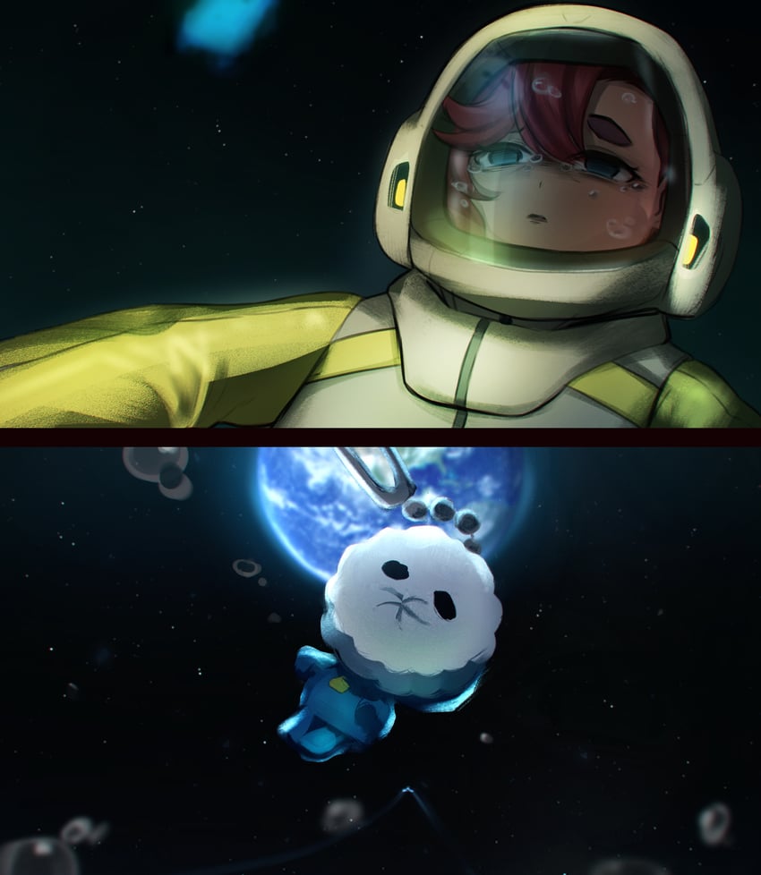suletta mercury and cool (gundam and 1 more) drawn by ataririri